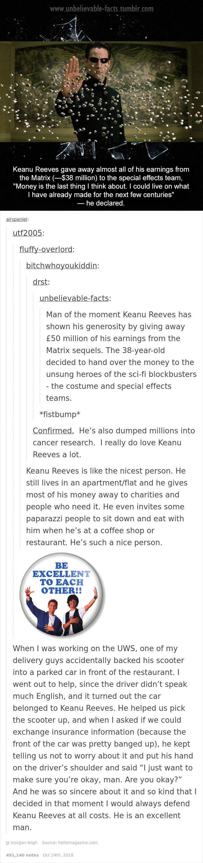 There Are So Many Reasons To Love Keanu Reeves! There Are So Many Reasons To Love Keanu Reeves!