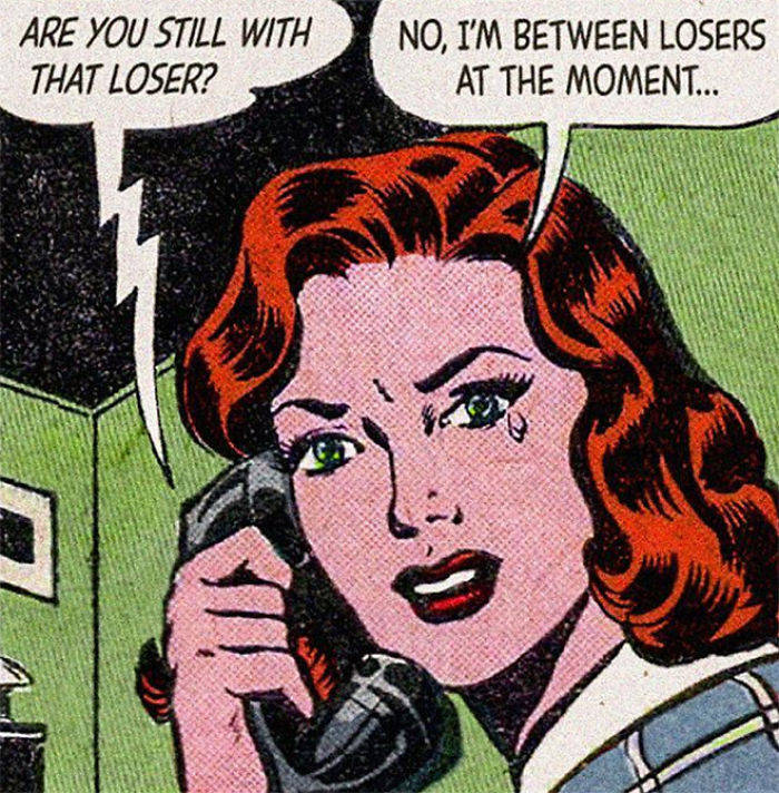 When Modern Love Is Combined With Vintage Romantic Comics