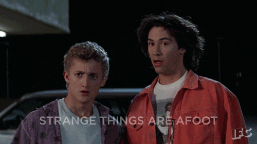 Air Guitars In The Background Facts About “Bill & Ted’s Excellent Adventure”!