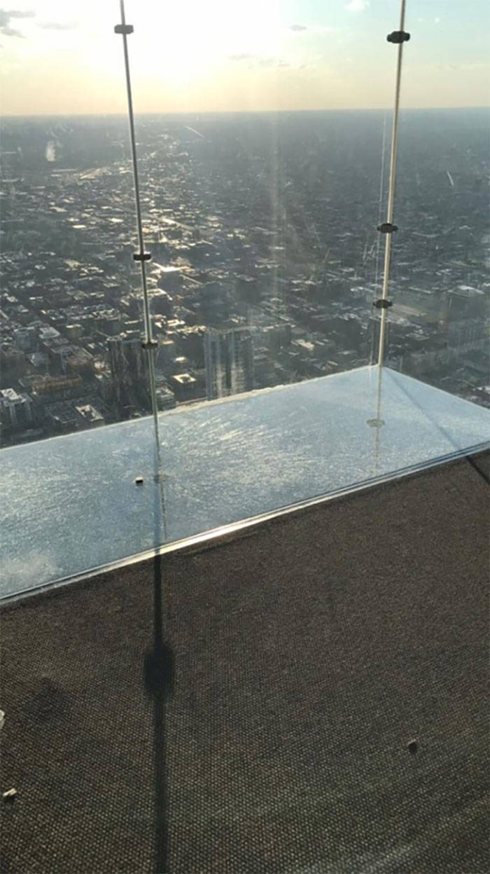 Picture It: You’re On 103rd Floor, And The Glass Shatters Underneath Your Feet