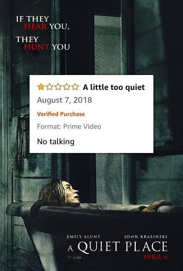 Amazon Movie Reviews Don’t Get Any Better Than This