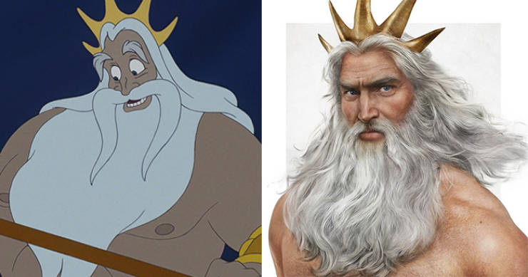 Finnish Artist Creates Realistically Looking Renditions Of Disney Dads