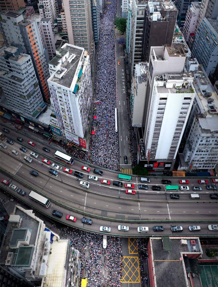 A legutÃ³bbi hongkongi tiltakozÃ¡sok nem nÃ©znek ki, mint a tiltakozÃ¡sok