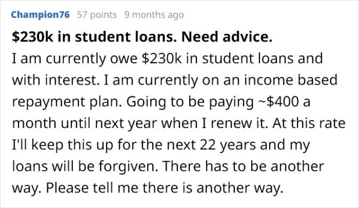Student Debts Are Actually Ridiculous