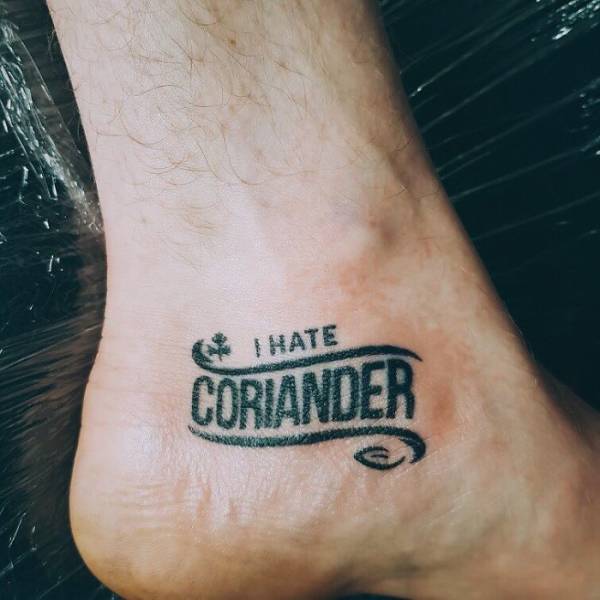 They Just Don’t Like Coriander…