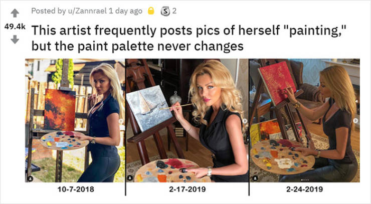 Why Does Her Palette Never Change?