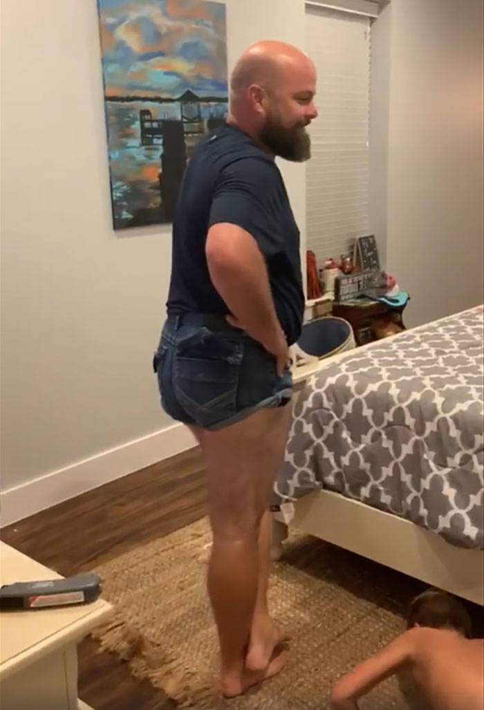 Dad Teaches His Daughter A Lesson About Wearing Short Shorts