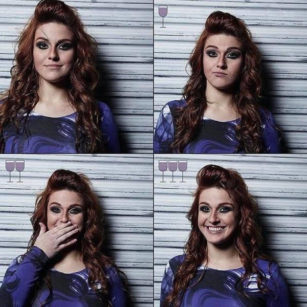 What Happens After People Drink 1, 2 And 3 Glasses Of Wine (19 pics