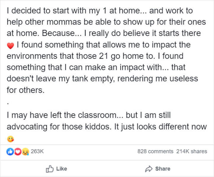 Teacher Explains Why She Quit Her Job, And It Becomes A Very Hot Topic