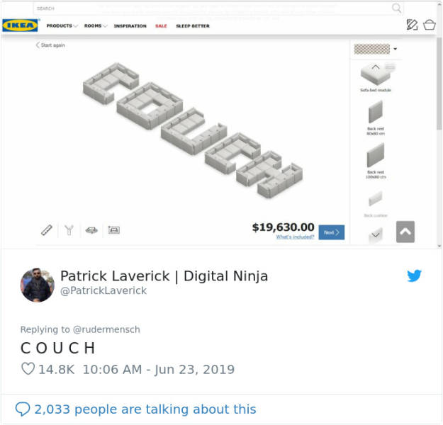 IKEA Lets People Do Whatever They Want With Their Couches