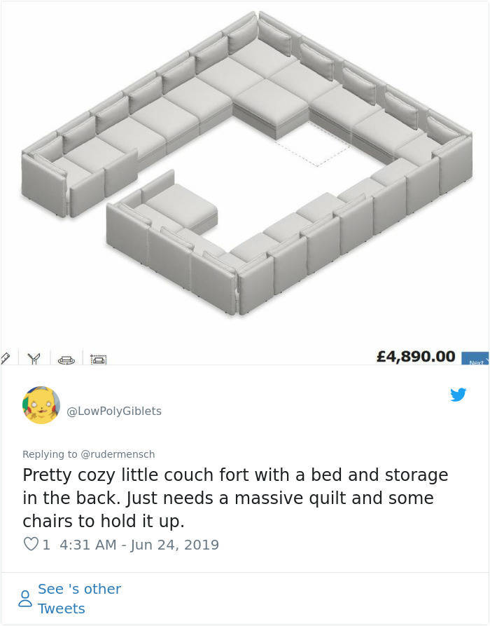IKEA Lets People Do Whatever They Want With Their Couches