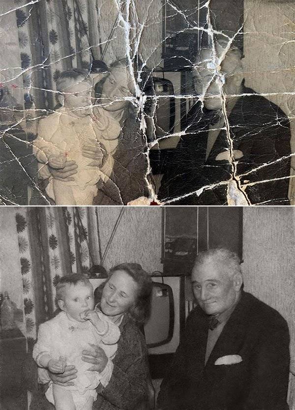 Woman Restores Almost Destroyed Old Photos And Explains How She Does It