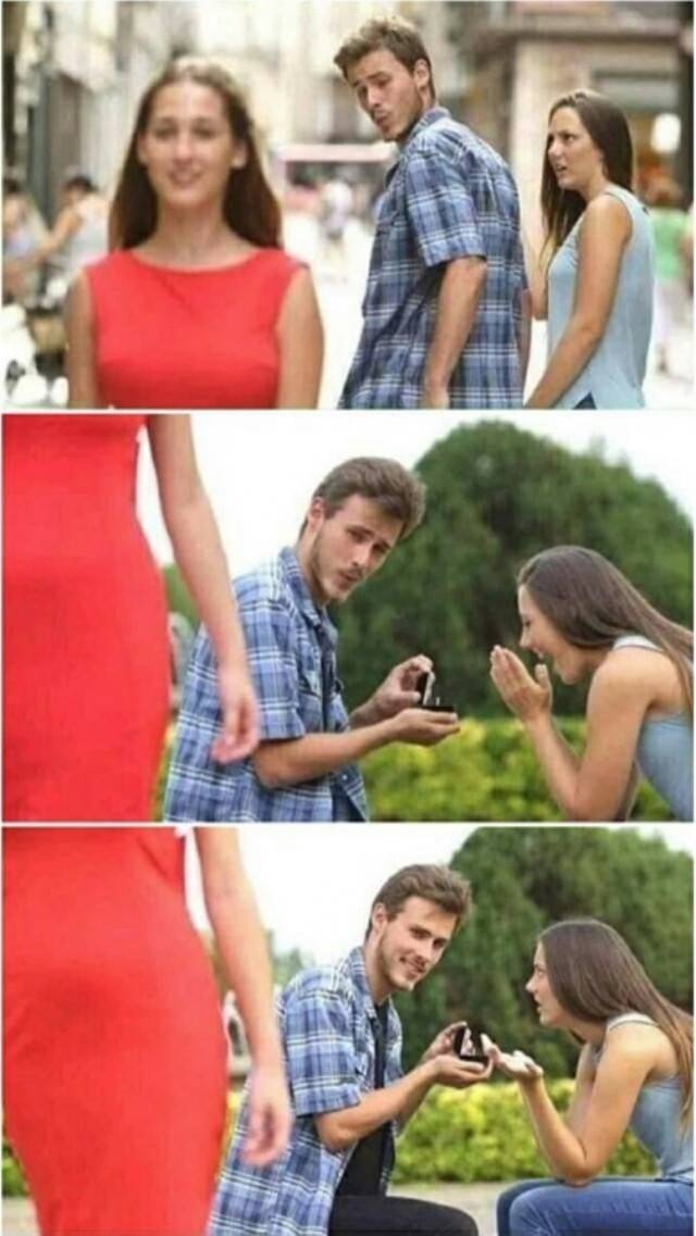 The Full Story Of Distracted Boyfriend Meme (4 pics)