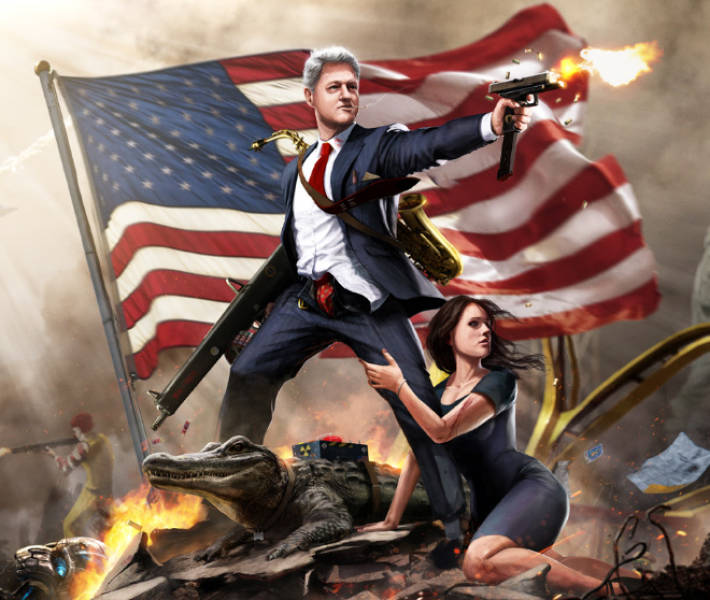 Artist Turns US Presidents Into Action Heroes