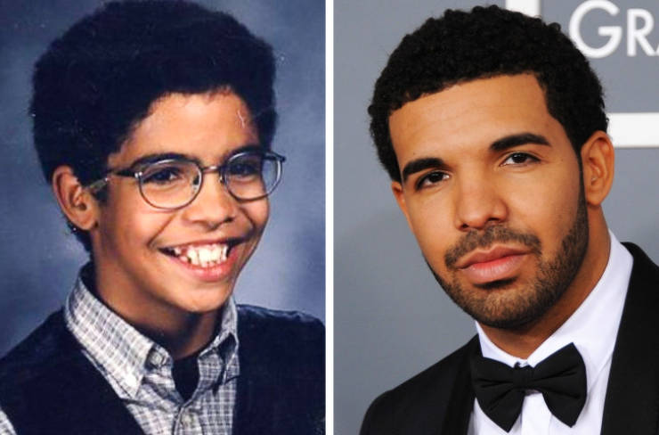 How Celebs Looked In Their School Years Vs. How They Look Now