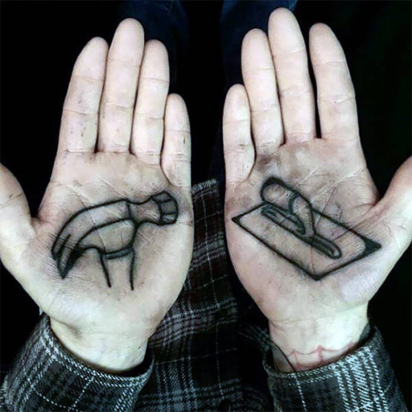 What People Tattoo On Their Palms