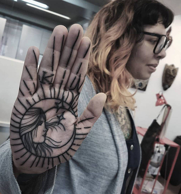 What People Tattoo On Their Palms