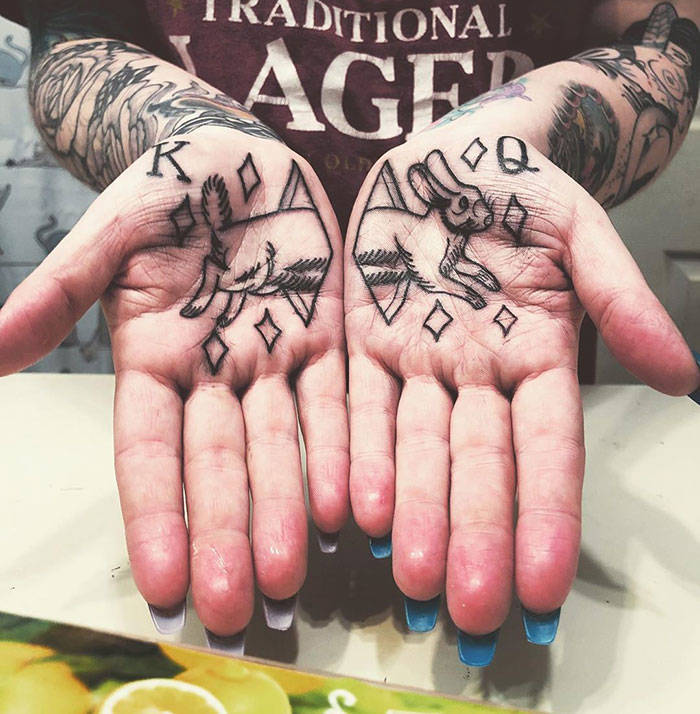 What People Tattoo On Their Palms