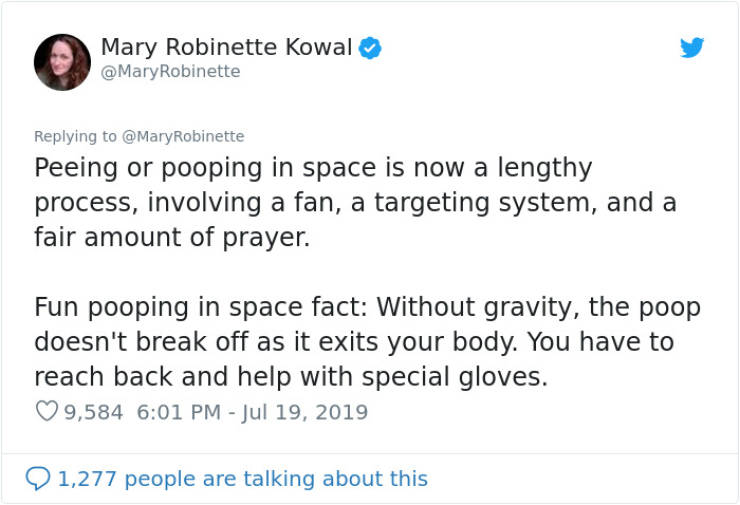 Peeing And Pooping In Space Sounds Like A Problem