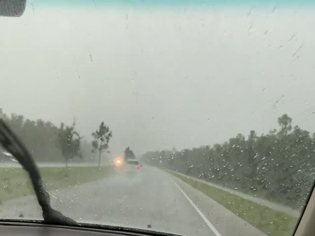Driving Through A Storm