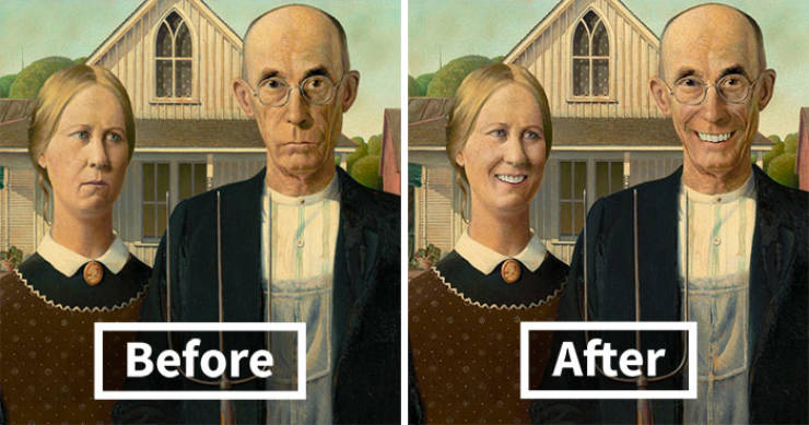 If Famous Paintings Could Smile