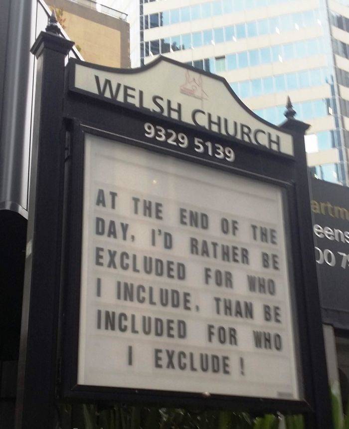 This “Radically Inclusive Church” Has Signs That Make People Both Laugh And Think About Their Lives