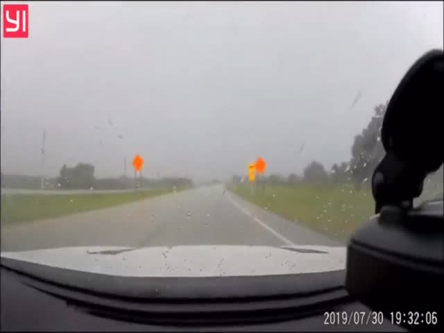 Driving In The Rain Looks Fun