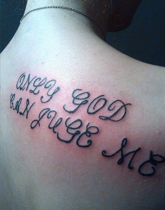 Misspelled Tattoos Are Like Immortalized Fails