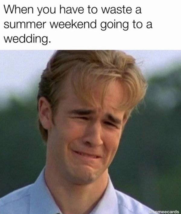 Sweat Through These Summer Wedding Memes