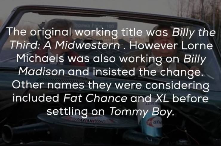 Boy, These Tommy Boy Facts Are Great!