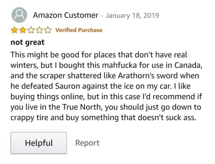 Amazon User Reviews: Five Out Of Five, Would Recommend