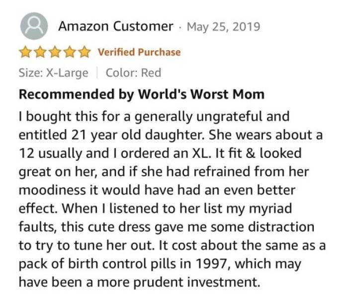 Amazon User Reviews: Five Out Of Five, Would Recommend
