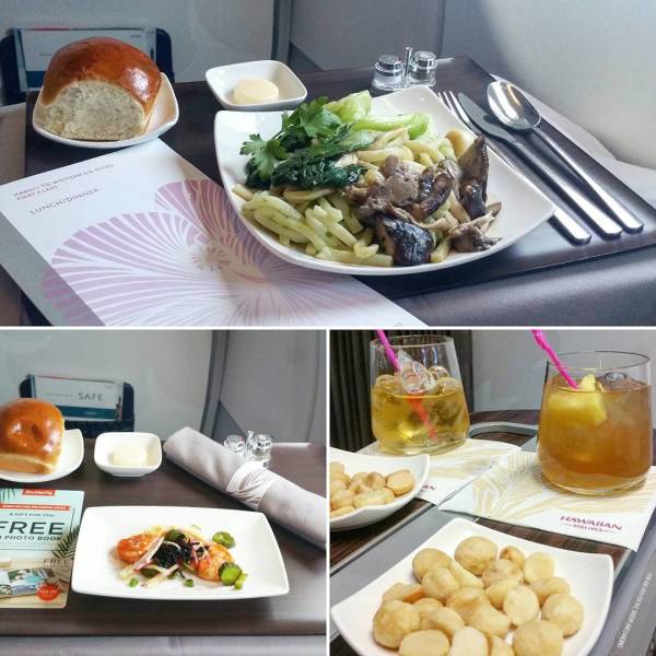 Economy Class Food Vs. First Class Food