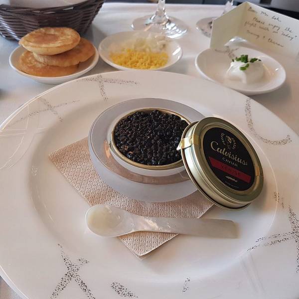 Economy Class Food Vs. First Class Food