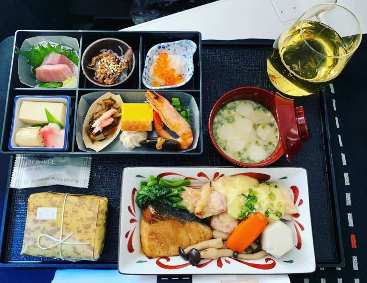 Economy Class Food Vs. First Class Food