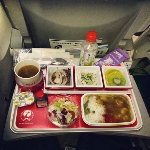 Economy Class Food Vs. First Class Food