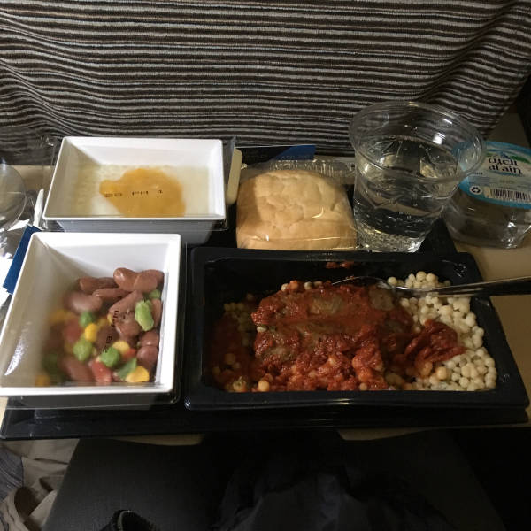 Economy Class Food Vs. First Class Food