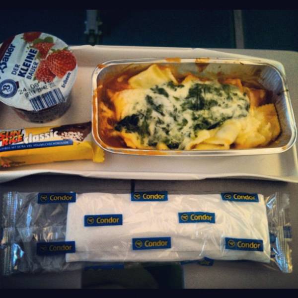 Economy Class Food Vs. First Class Food