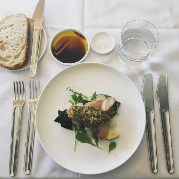 Economy Class Food Vs. First Class Food