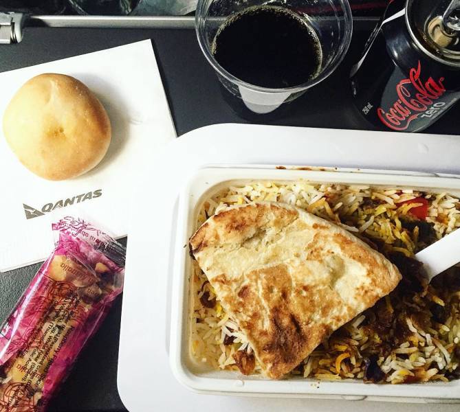 Economy Class Food Vs. First Class Food
