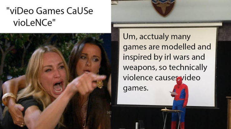 Memes That Make Fun Of The Idea That Video Games Cause Violence