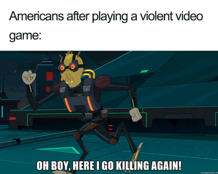 Memes That Make Fun Of The Idea That Video Games Cause Violence