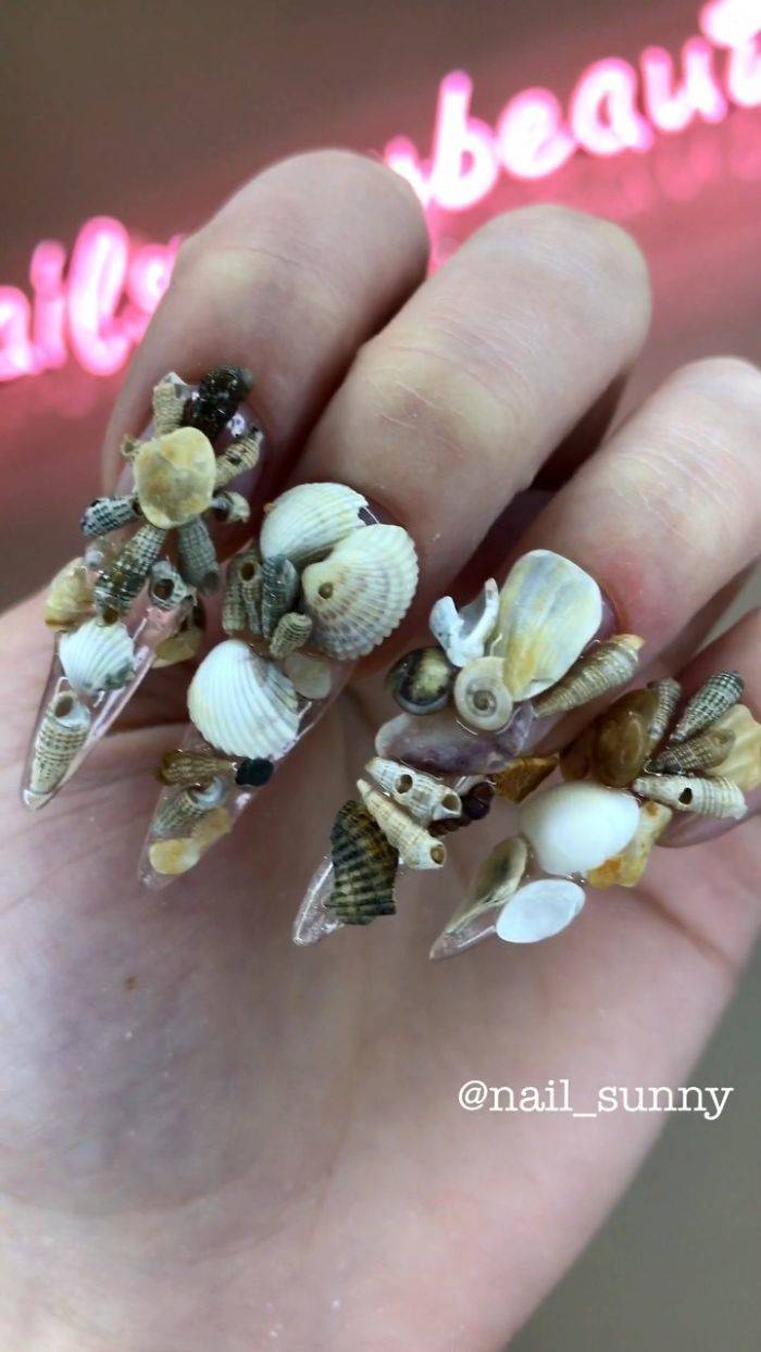 There’s A Russian Nail Salon Which Has Weird Nails As Its Specialty