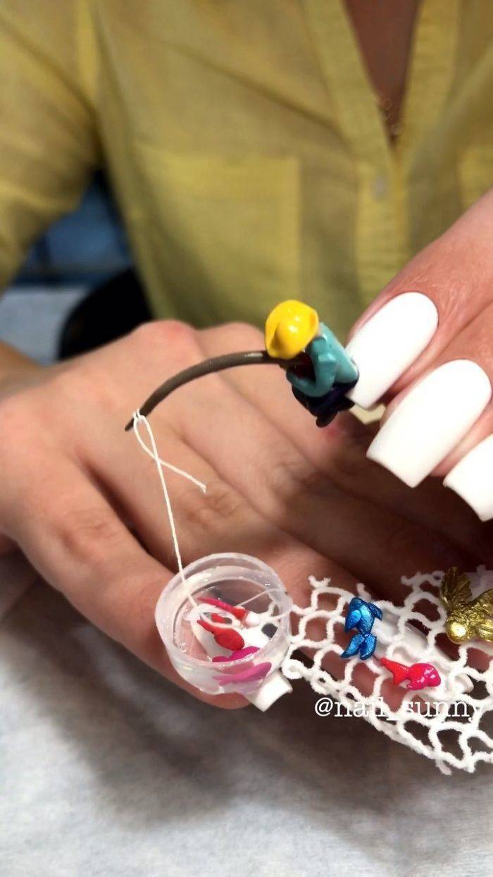 There’s A Russian Nail Salon Which Has Weird Nails As Its Specialty