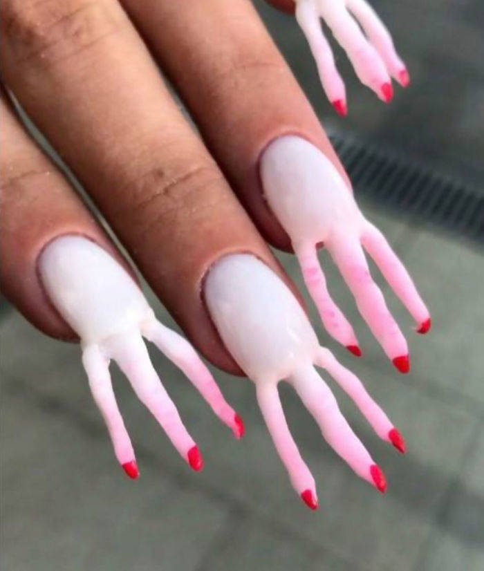 There’s A Russian Nail Salon Which Has Weird Nails As Its Specialty