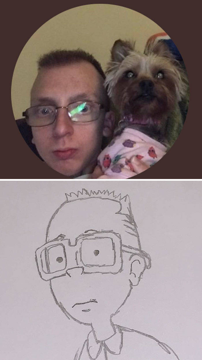 This Guy Is Drawing People’s Twitter Profile Pics, And They’re Weirdly