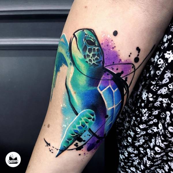 Watercolor Technique Adds So Much Beauty To These Tattoos