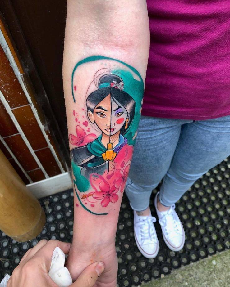 Watercolor Technique Adds So Much Beauty To These Tattoos