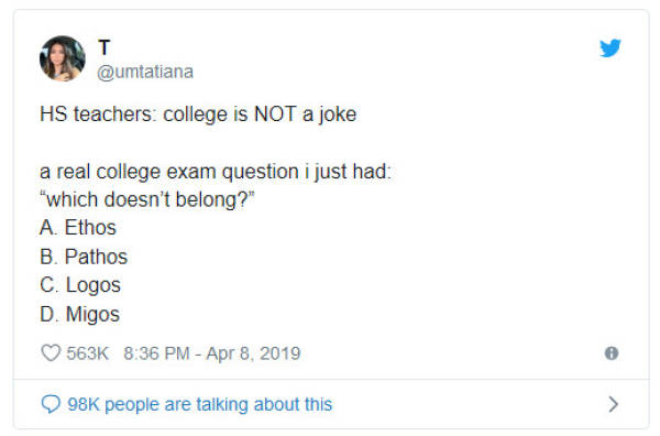 Tweets That Prove College Students Are Way Funnier Than The Rest Of Us
