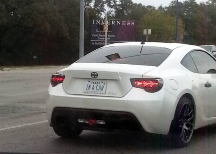 Vanity Plates Are For When You Want To Show Off, But Only A Little Bit